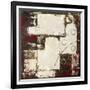 Circles on Brown and Beige II-David Sedalia-Framed Art Print