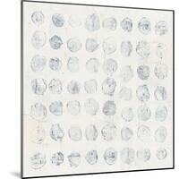 Circles on White-Wild Apple Portfolio-Mounted Art Print