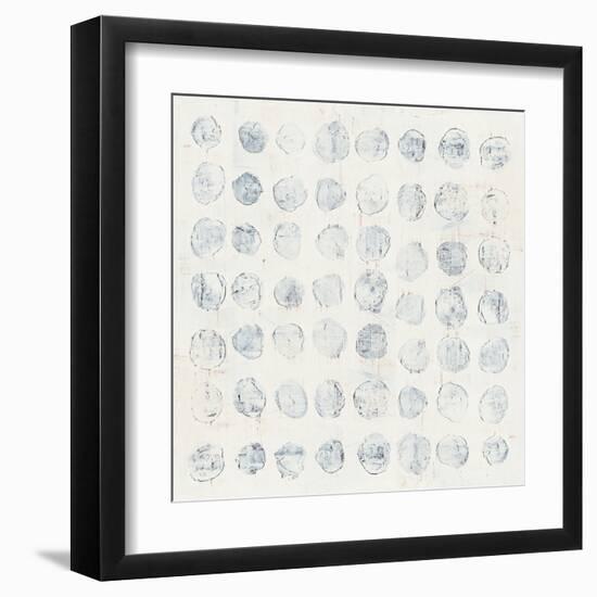 Circles on White-Wild Apple Portfolio-Framed Art Print