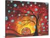 Circles Setting Sun-Megan Aroon Duncanson-Stretched Canvas