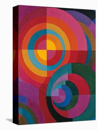 Circles-Johannes Itten-Stretched Canvas