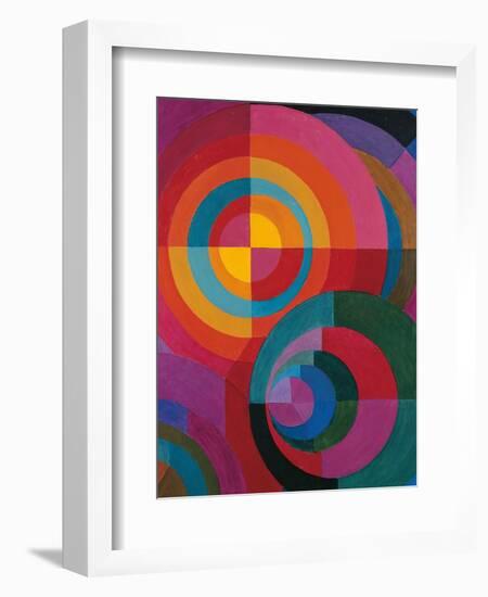 Circles-Johannes Itten-Framed Giclee Print