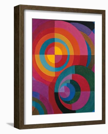 Circles-Johannes Itten-Framed Giclee Print