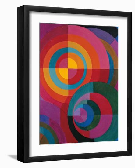 Circles-Johannes Itten-Framed Giclee Print