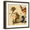 Circling, 1924-Wassily Kandinsky-Framed Giclee Print