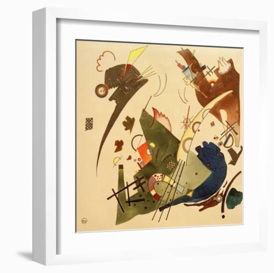 Circling, 1924-Wassily Kandinsky-Framed Giclee Print