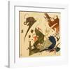 Circling, 1924-Wassily Kandinsky-Framed Giclee Print
