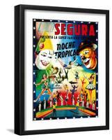 Circo Segura Circus-Lantern Press-Framed Art Print