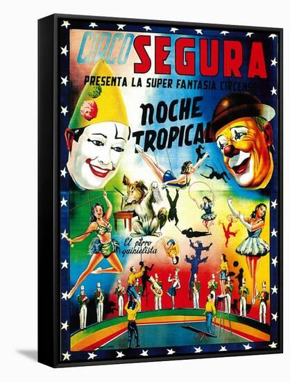 Circo Segura Circus-Lantern Press-Framed Stretched Canvas