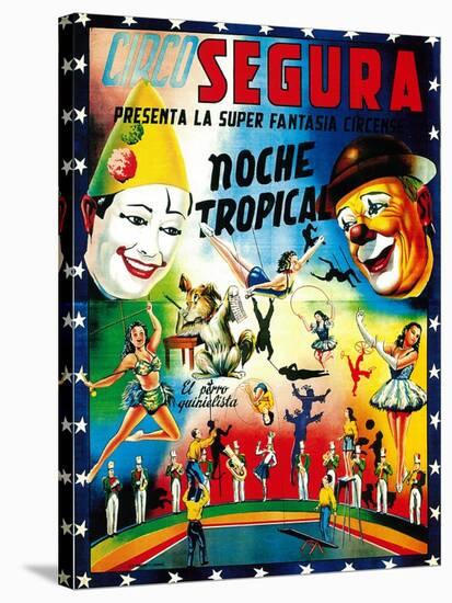 Circo Segura Circus-Lantern Press-Stretched Canvas