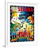 Circo Segura Circus-Lantern Press-Framed Art Print