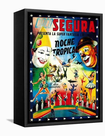 Circo Segura Circus-Lantern Press-Framed Stretched Canvas