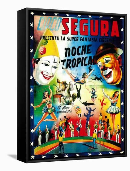 Circo Segura Circus-Lantern Press-Framed Stretched Canvas