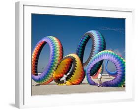 Circoflex Kites, International Kite Festival, Long Beach, Washington, USA-Jamie & Judy Wild-Framed Photographic Print