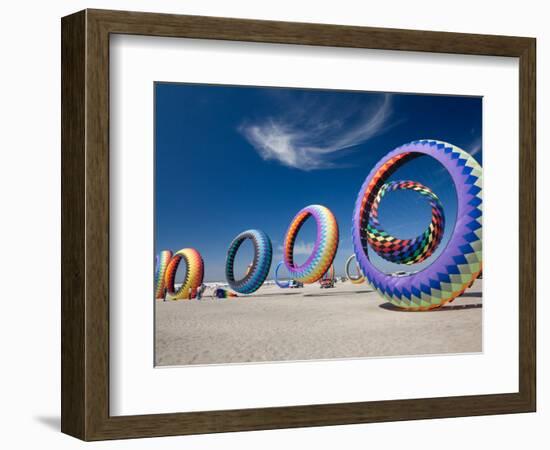 Circoflex Kites, International Kite Festival, Long Beach, Washington, USA-Jamie & Judy Wild-Framed Photographic Print