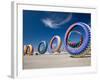 Circoflex Kites, International Kite Festival, Long Beach, Washington, USA-Jamie & Judy Wild-Framed Photographic Print