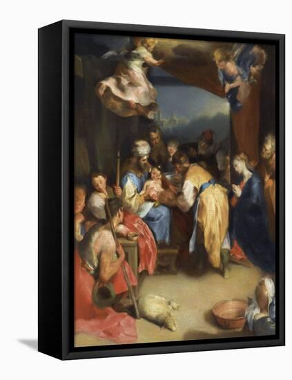 Circoncision De Jesus - the Circumcision of Christ - Barocci, Federigo (1528-1612) - Oil on Canvas-Federico Fiori Barocci or Baroccio-Framed Stretched Canvas