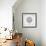 Circuit Board Sphere-germina-Framed Art Print displayed on a wall