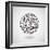 Circuit Board Sphere-germina-Framed Art Print