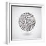 Circuit Board Sphere-germina-Framed Art Print