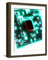 Circuit Board-Tek Image-Framed Photographic Print