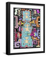 Circuits XII-Miguel Balbás-Framed Giclee Print