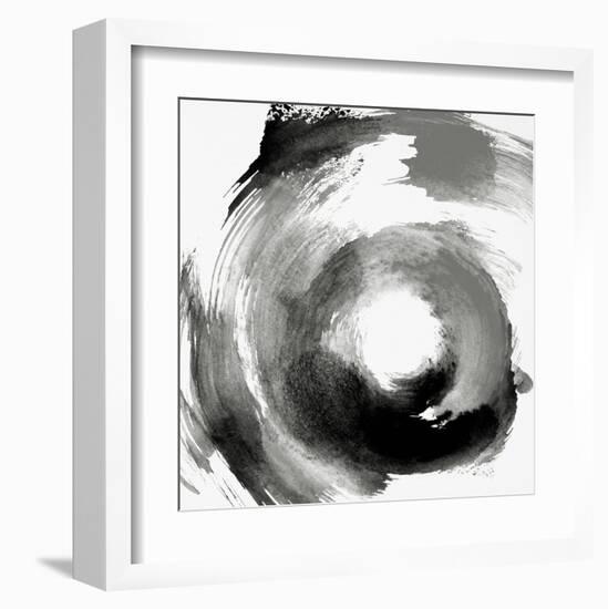 Circular Abstract I.-null-Framed Art Print