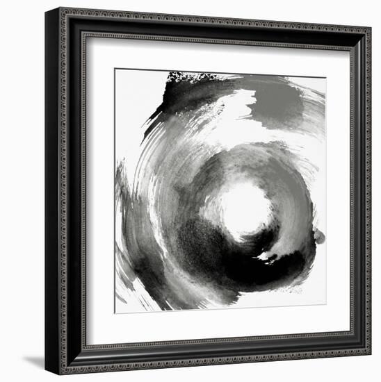 Circular Abstract I.-null-Framed Art Print