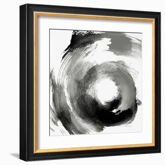 Circular Abstract I.-null-Framed Art Print