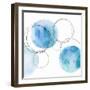 Circular Aqua II-Natalie Harris-Framed Art Print