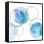 Circular Aqua II-Natalie Harris-Framed Stretched Canvas