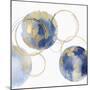 Circular Blue and Gold II-Natalie Harris-Mounted Art Print