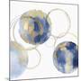 Circular Blue and Gold II-Natalie Harris-Mounted Art Print