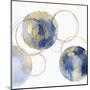 Circular Blue and Gold II-Natalie Harris-Mounted Art Print