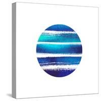 Circular Blues-Evangeline Taylor-Stretched Canvas