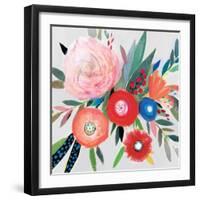 Circular Color Palette I-Isabelle Z-Framed Art Print