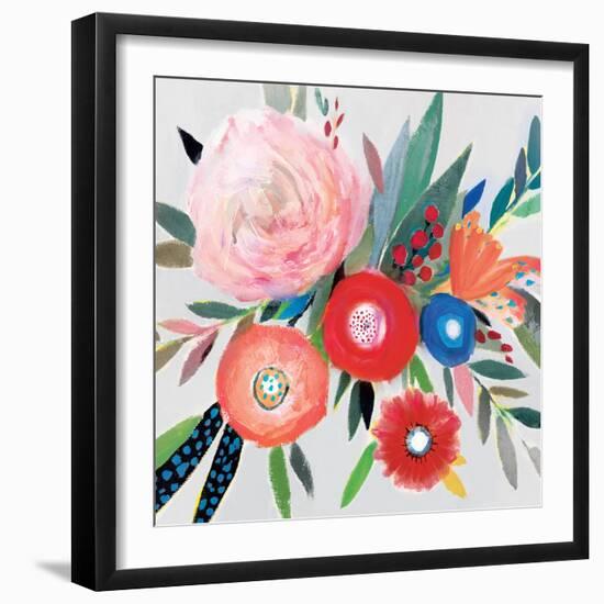 Circular Color Palette I-Isabelle Z-Framed Art Print