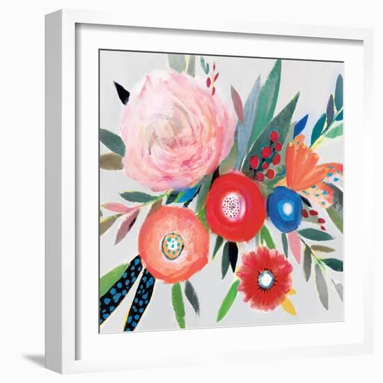 Circular Color Palette I-Isabelle Z-Framed Art Print