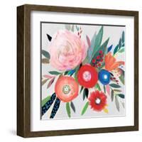 Circular Color Palette I-Isabelle Z-Framed Art Print