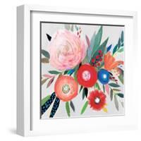 Circular Color Palette I-Isabelle Z-Framed Art Print