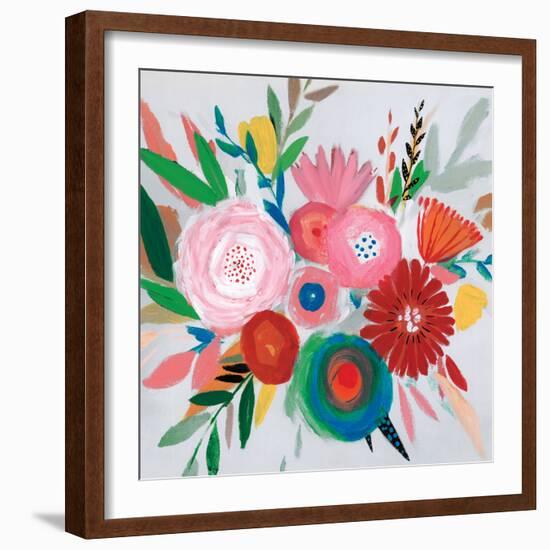 Circular Color Palette II-Isabelle Z-Framed Art Print