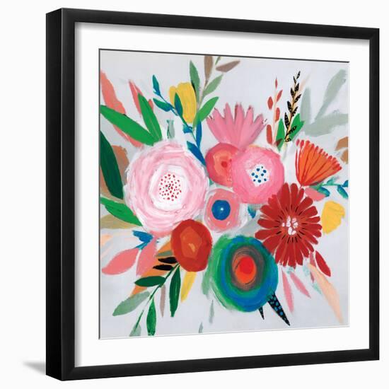 Circular Color Palette II-Isabelle Z-Framed Art Print