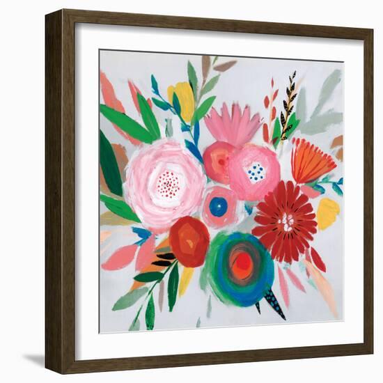 Circular Color Palette II-Isabelle Z-Framed Art Print