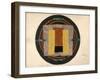 Circular Design for a Rug, 1916 (W/C and Collage on Paper)-Roger Eliot Fry-Framed Giclee Print