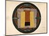Circular Design for a Rug, 1916 (W/C and Collage on Paper)-Roger Eliot Fry-Mounted Giclee Print
