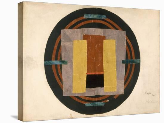 Circular Design for a Rug, 1916 (W/C and Collage on Paper)-Roger Eliot Fry-Stretched Canvas