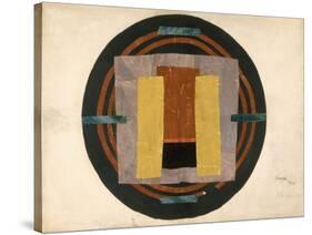 Circular Design for a Rug, 1916 (W/C and Collage on Paper)-Roger Eliot Fry-Stretched Canvas