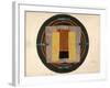 Circular Design for a Rug, 1916 (W/C and Collage on Paper)-Roger Eliot Fry-Framed Giclee Print