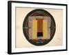 Circular Design for a Rug, 1916 (W/C and Collage on Paper)-Roger Eliot Fry-Framed Giclee Print