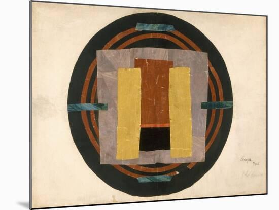 Circular Design for a Rug, 1916 (W/C and Collage on Paper)-Roger Eliot Fry-Mounted Giclee Print